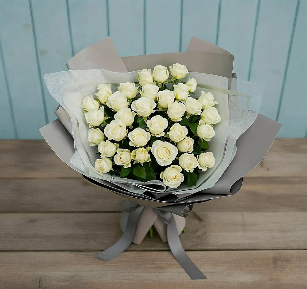 Букет Белоснежная нежность в Светлом