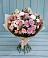 Букет цветов из: Хризантемы, Розы и Альстромерии в Светлом