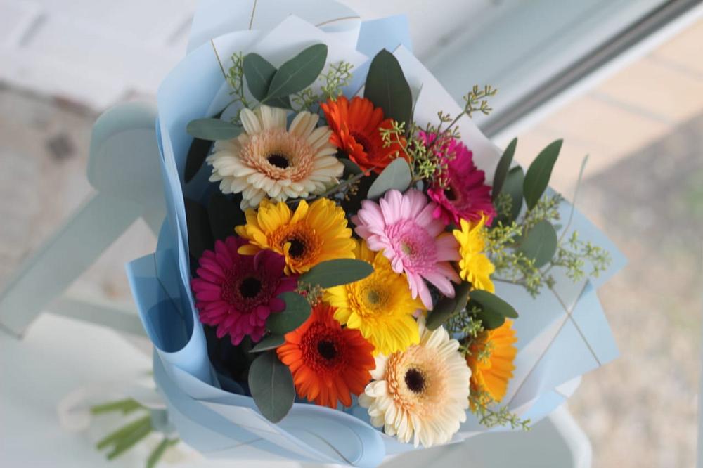 Букет цветов из: Герберы в Светлом