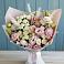 Букет цветов из: Альстромерии и Розы в Светлом