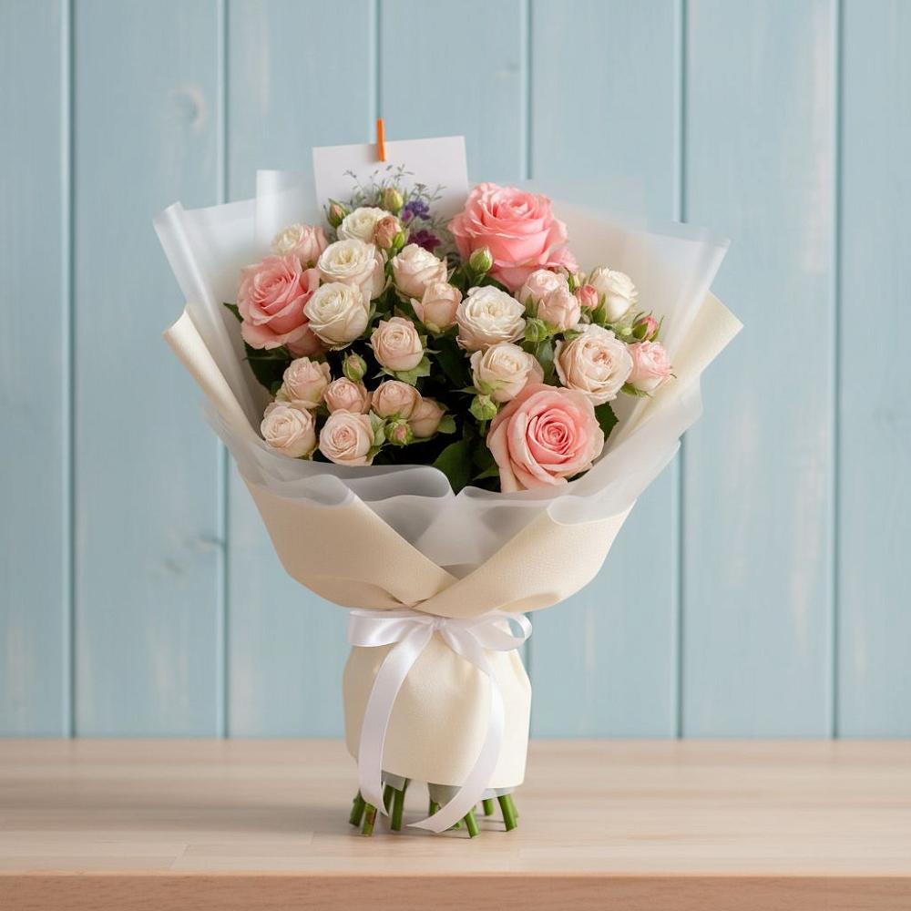 Букет цветов из: Розы в Светлом