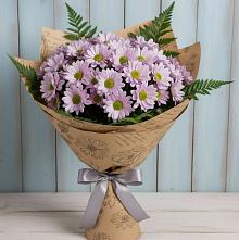Букет цветов из:  Хризантемы в Светлом