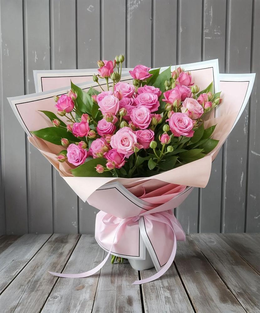 Букет Розовый кустик в Светлом