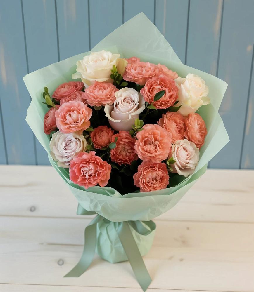 Букет цветов из: Розы в Светлом