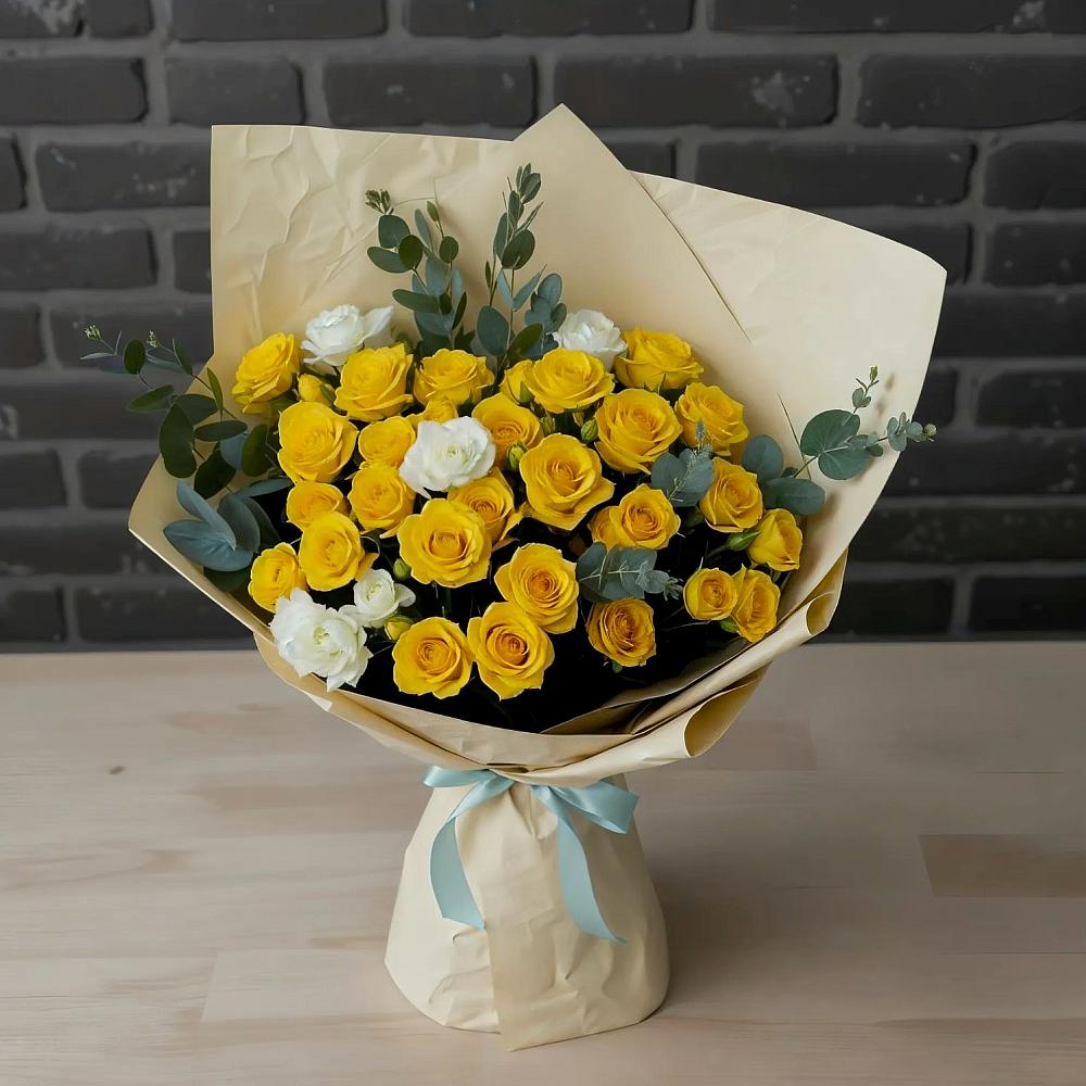 Букет цветов из: Розы в Светлом