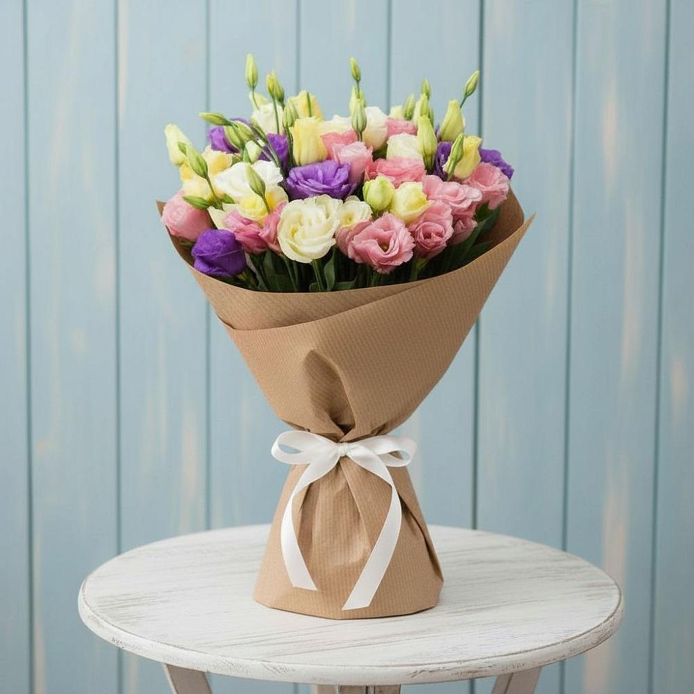 Букет цветов из: Лизиантусы в Светлом