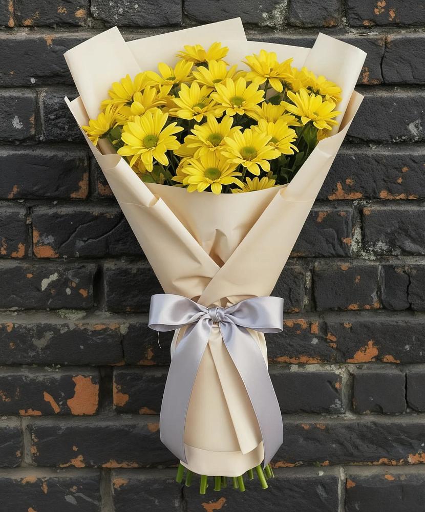 Букет цветов из: Хризантемы в Светлом