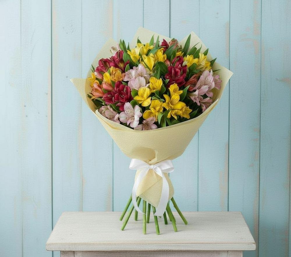 Букет цветов из: Альстромерии в Светлом