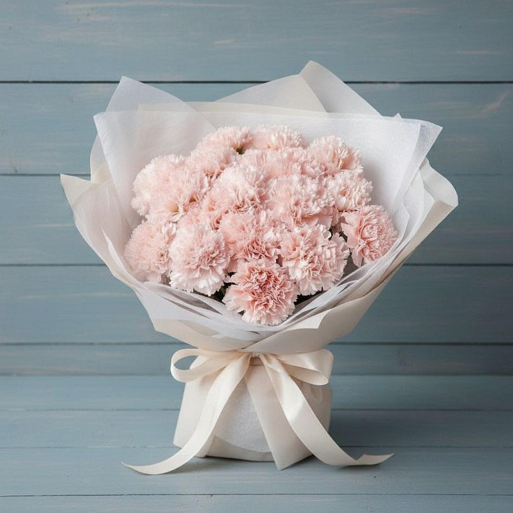 Букет цветов из: Гвоздики в Светлом